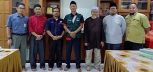 KUNJUNGAN HORMAT AJK MUSOLLA ASY-SYAKIRIN ADTEC SHAH ALAM KE MASJID AL - BAKRI KAMPUNG BUKIT NAGA.