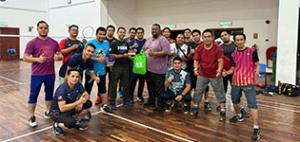 PERLAWANAN PERSAHABATAN BADMINTON ADTEC SHAH ALAM LAWAN IKTBN SEPANG